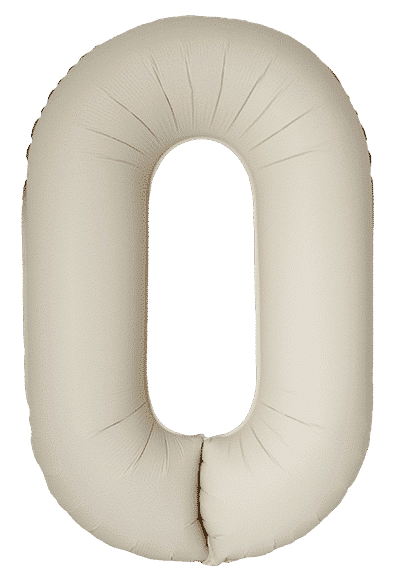 Number 0 Slim - 34"/86cm, Matte Creamy Latte