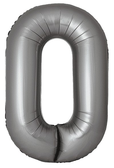 Number 0 Slim - 34"/86cm, Matte Moonlight Silver