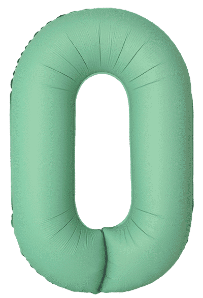 Number 0 Slim - 34"/86cm, Matte Mint