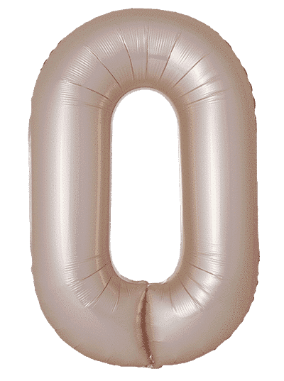 Number 0 Slim - 34"/86cm, Matte Starlight Gold