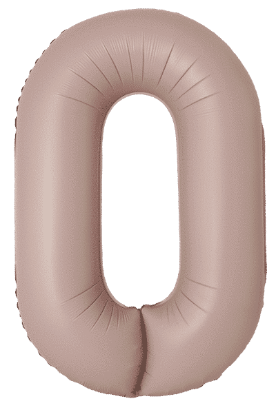 Number 0 Slim - 34"/86cm, Matte Vintage Rose