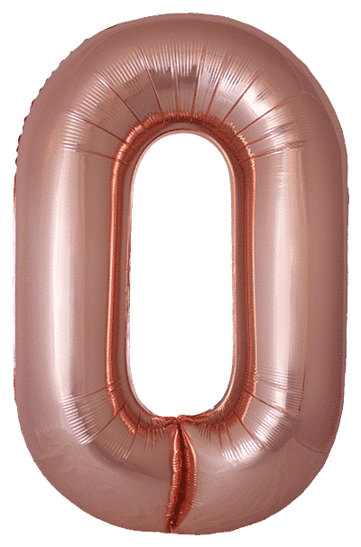 Number 0 Slim - 34"/86cm, Rose Gold