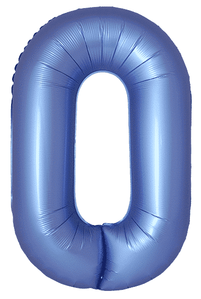 Number 0 Slim - 34"/86cm, Satin Blue Reflex