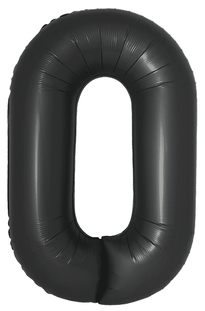 Number 0 Slim - 34"/86cm, Satin Black