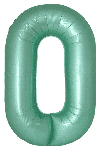 Number 0 Slim - 34"/86cm, Satin Turquoise