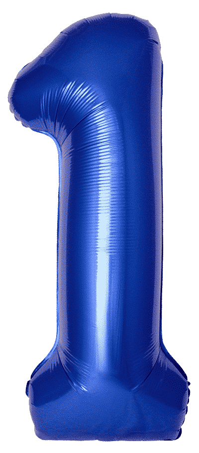 Number 1 Slim - 34"/86cm, Blue Reflex
