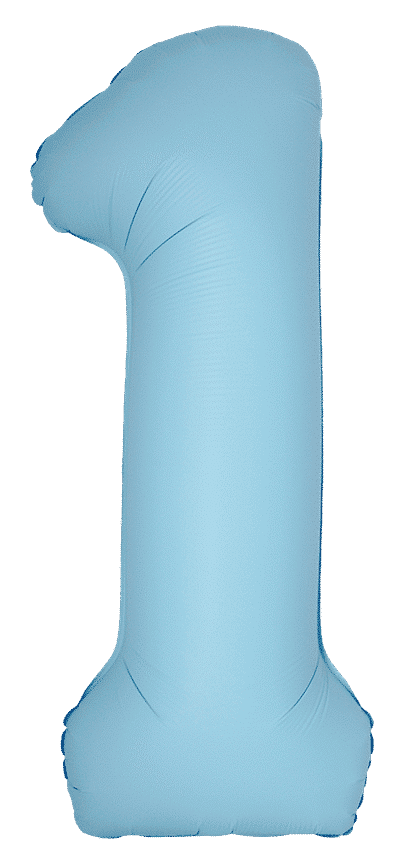 Number 1 Slim - 34"/86cm, Matte Baby Blue