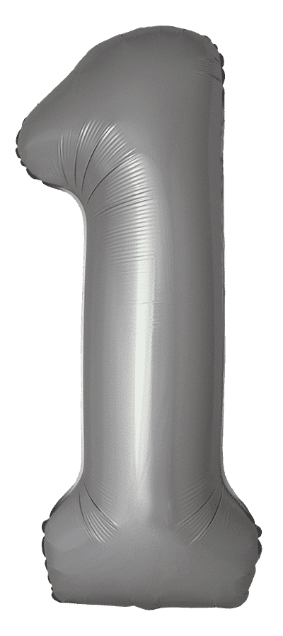Number 1 Slim - 34"/86cm, Matte Moonlight Silver
