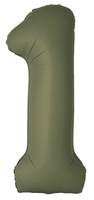 Number 1 Slim - 34"/86cm, Matte Olive Green
