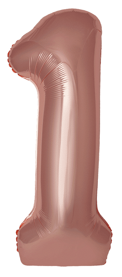 Number 1 Slim - 34"/86cm, Rose Gold