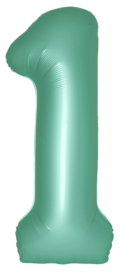 Number 1 Slim - 34"/86cm, Satin Turquoise