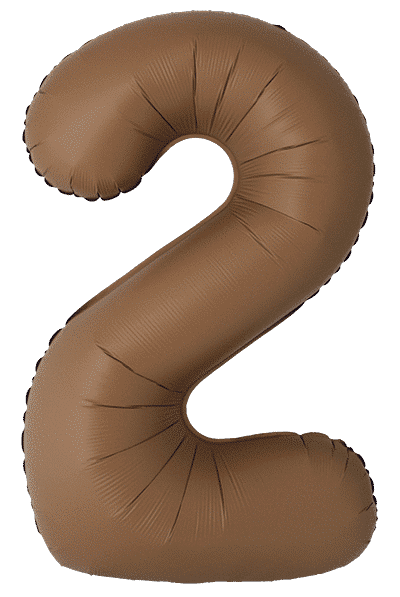 Number 2 Slim - 34"/86cm, Matte Choco Brown