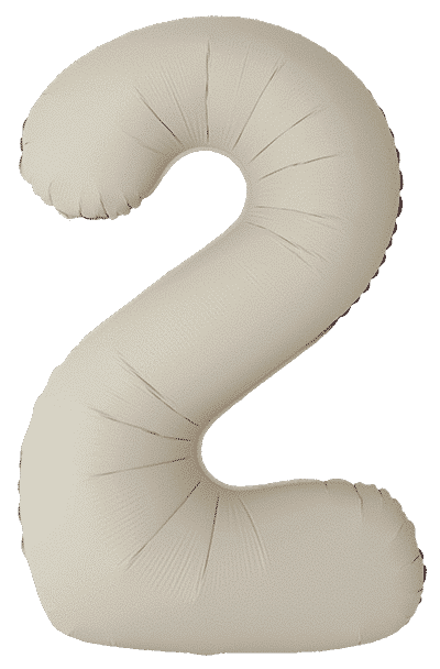 Number 2 Slim - 34"/86cm, Matte Creamy Latte
