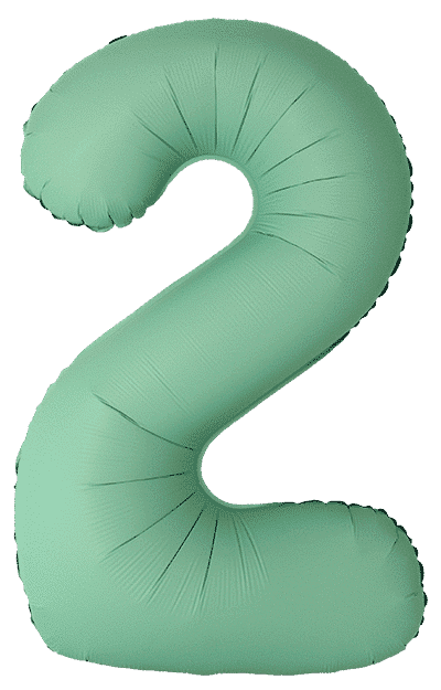 Number 2 Slim - 34"/86cm, Matte Mint