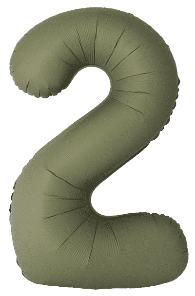 Number 2 Slim - 34"/86cm, Matte Olive Green