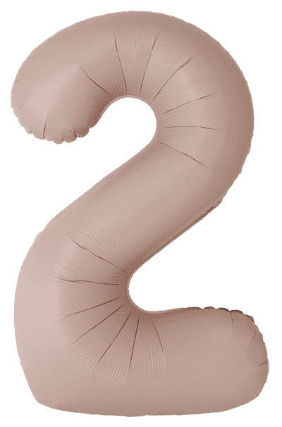 Number 2 Slim - 34"/86cm, Matte Vintage Rose