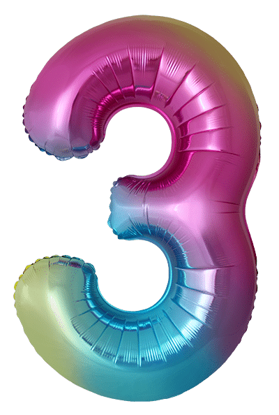 Number 3 Slim - 34"/86cm, Gradient