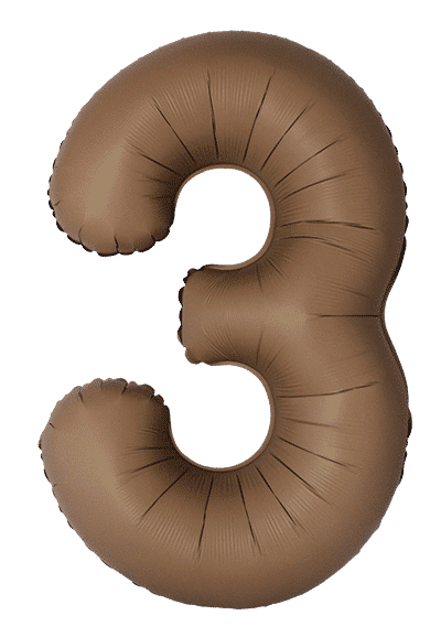Number 3 Slim - 34"/86cm, Matte Choco Brown