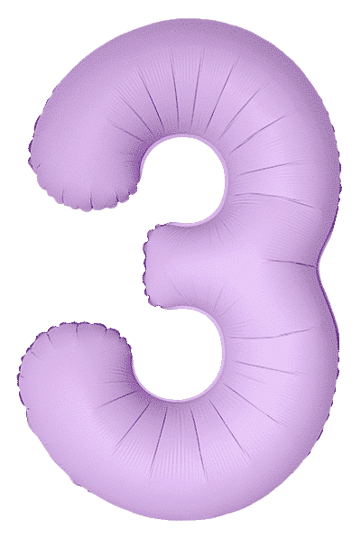 Number 3 Slim - 34"/86cm, Matte Lavanda