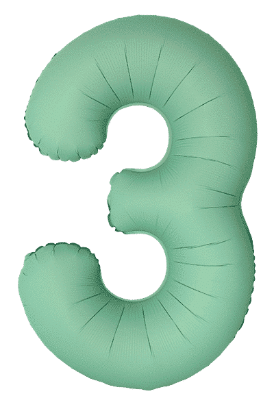 Number 3 Slim - 34"/86cm, Matte Mint