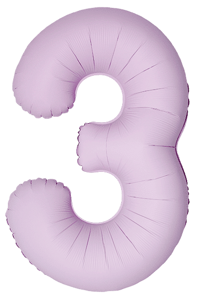 Number 3 Slim - 34"/86cm, Matte Pink