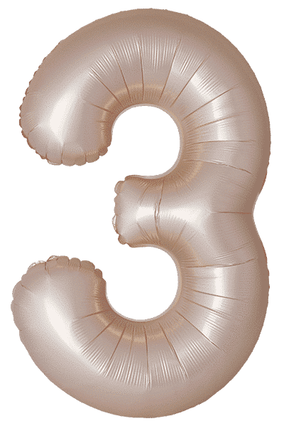 Number 3 Slim - 34"/86cm, Matte Starlight Gold