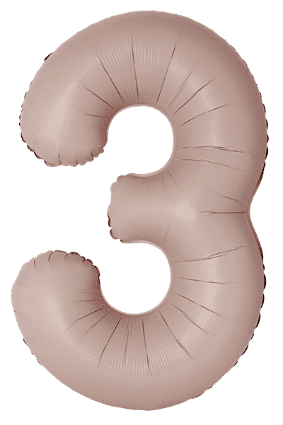 Number 3 Slim - 34"/86cm, Matte Vintage Rose