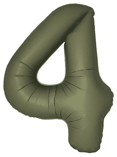 Number 4 Slim - 34"/86cm, Matte Olive Green