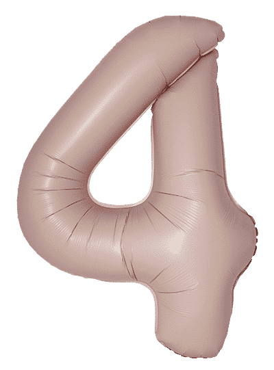 Number 4 Slim - 34"/86cm, Matte Vintage Rose