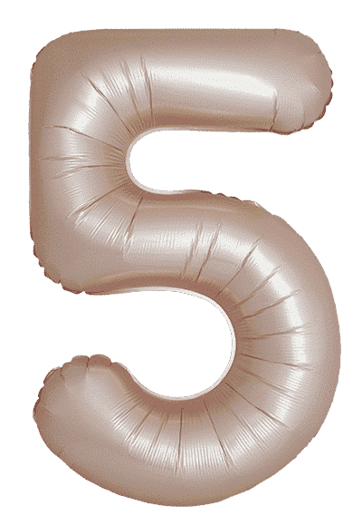 Number 5 Slim - 34"/86cm, Matte Starlight Gold