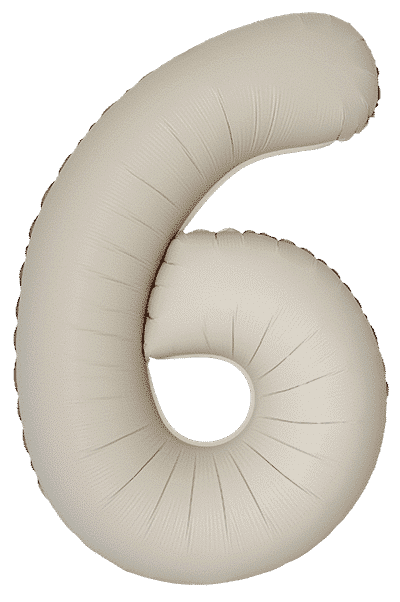Number 6 Slim - 34"/86cm, Matte Creamy Latte