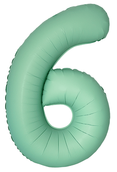 Number 6 Slim - 34"/86cm, Matte Mint