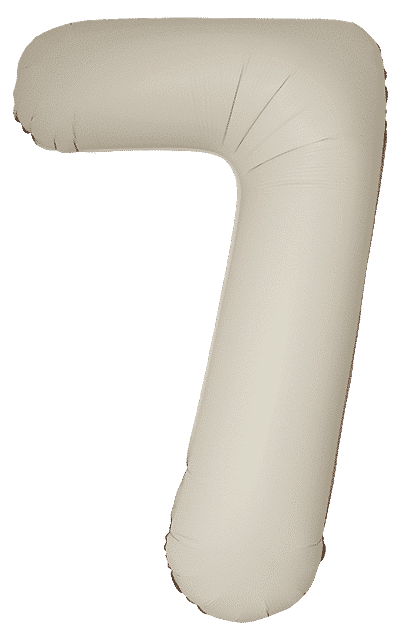 Number 7 Slim - 34"/86cm, Matte Creamy Latte
