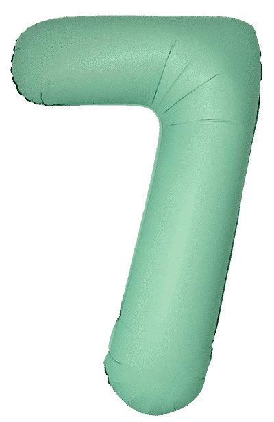 Number 7 Slim - 34"/86cm, Matte Mint