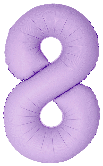 Number 8 Slim - 34"/86cm, Matte Lavanda