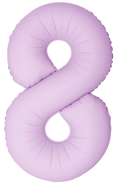 Number 8 Slim - 34"/86cm, Matte Pink