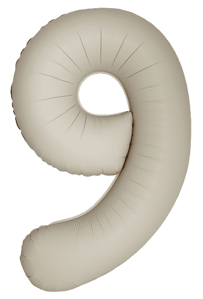 Number 9 Slim - 34"/86cm, Matte Creamy Latte