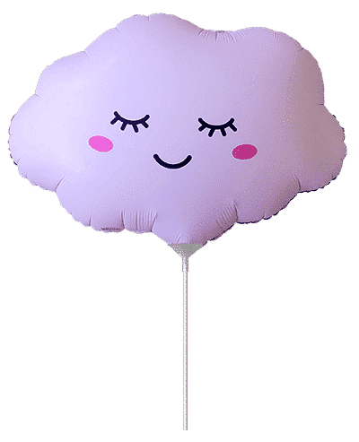 Cloud - Mini 9"/23cm.h x 11"/28cm.w, Matte Pink