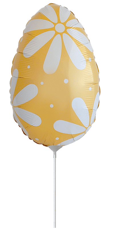 Easter Egg - Yellow, 11"/29cm.h x 9"/23cm.w