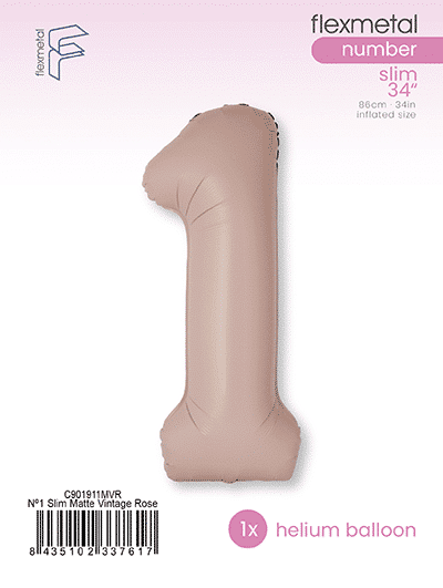 Number 1 Slim - Single Pack, Matte Vintage Rose