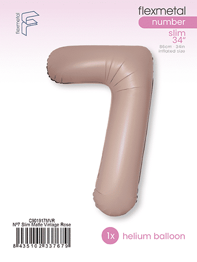 Number 7 Slim - Single Pack, Matte Vintage Rose