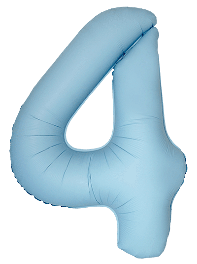 Number 4 Slim - 34"/86cm, Matte Baby Blue