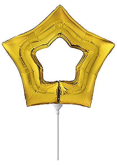 Hole Star - 10"/26cm.h x 11"/28cm.w, Gold