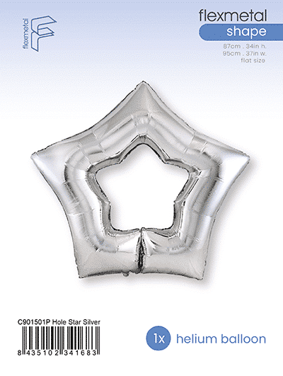 Hole Star - Single Pack, Silver