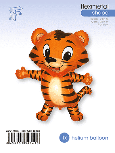 Tiger Cub - Black, Single Pack