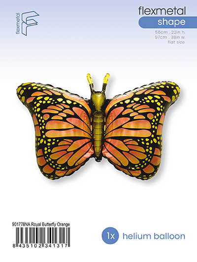 Royal Butterfly - Single Pack, Orange