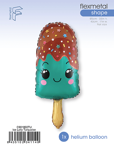 Ice Lolly - Turquoise, Single Pack