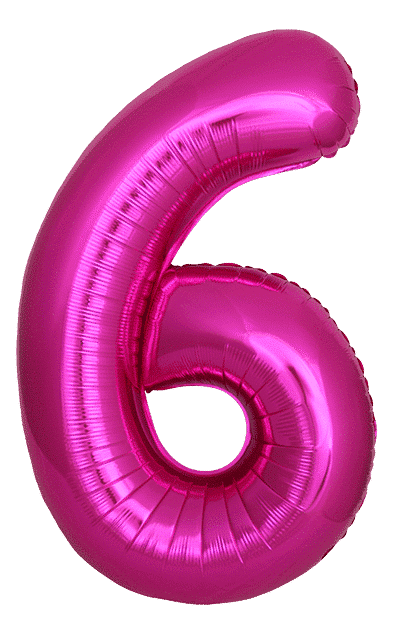Number 6 Slim - 34"/86cm, Fuchsia