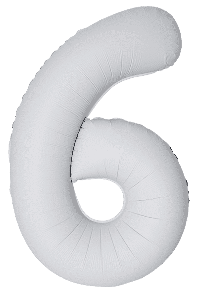 Number 6 Slim - 34"/86cm, Matte White