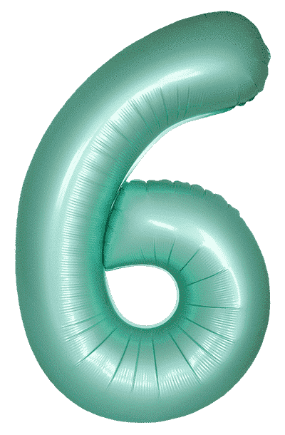 Number 6 Slim - 34"/86cm, Satin Turquoise